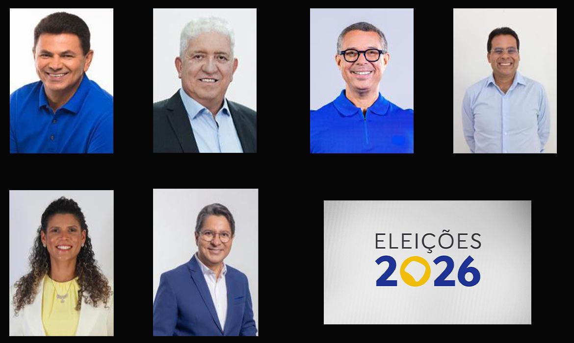 Brasília (DF), 23/09/2026 - Candidatos ao governo de Sergipe. Foto: Arte/Agência Brasil