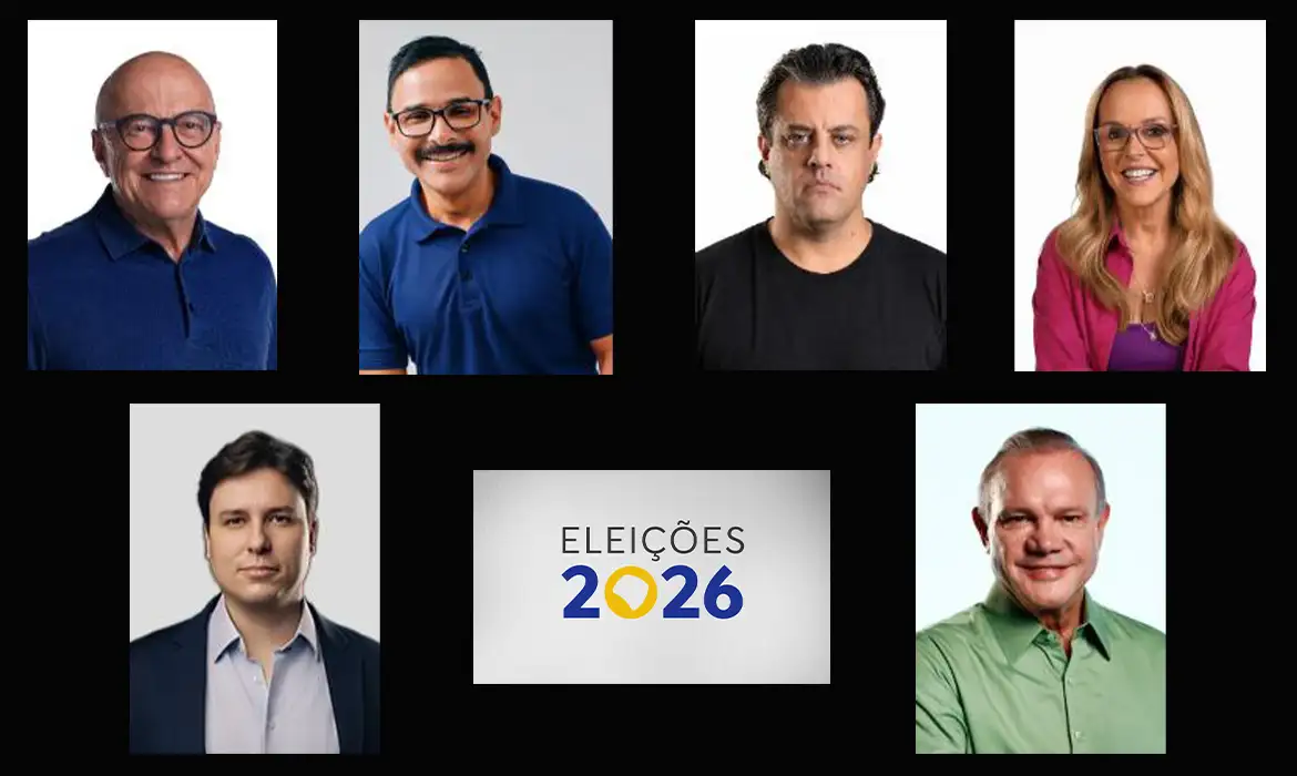 Brasília (DF), 24/09/2026 - Candidatos ao governo do Mato Grosso. Foto: Arte/Agência Brasil