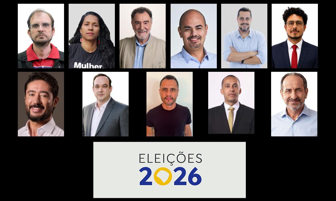 Brasília (DF), 24/09/2026 - Candidatos ao governo de Minas Gerais. Foto: Arte/Agência Brasil