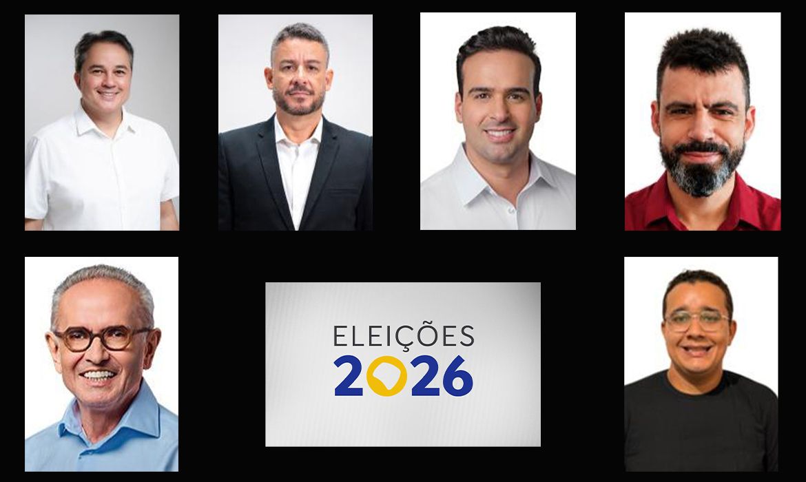 Brasília (DF), 23/09/2026 - Candidatos ao governo de Paraíba. Foto: Arte/Agência Brasil