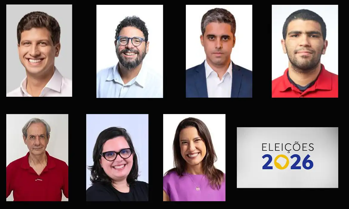 Brasília (DF), 23/09/2026 - Candidatos ao governo de Pernambuco. Foto: Arte/Agência Brasil
