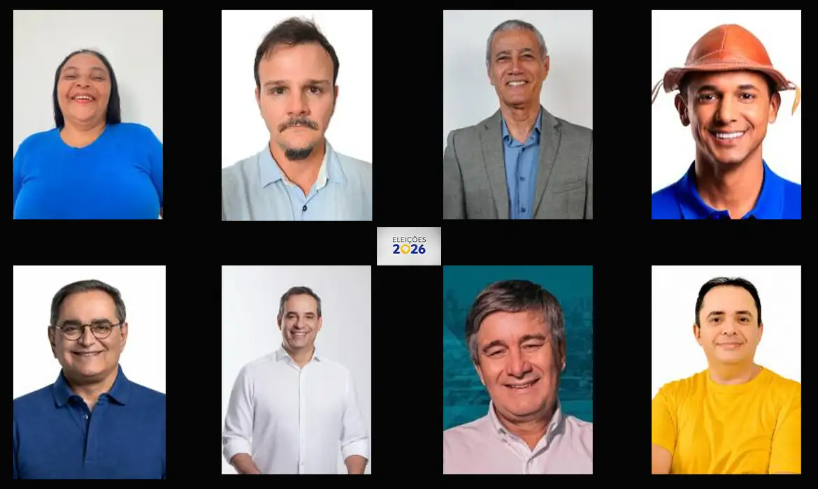 Brasília (DF), 23/09/2026 - Candidatos ao governo do Rio Grande do Norte. Foto: Arte/Agência Brasil