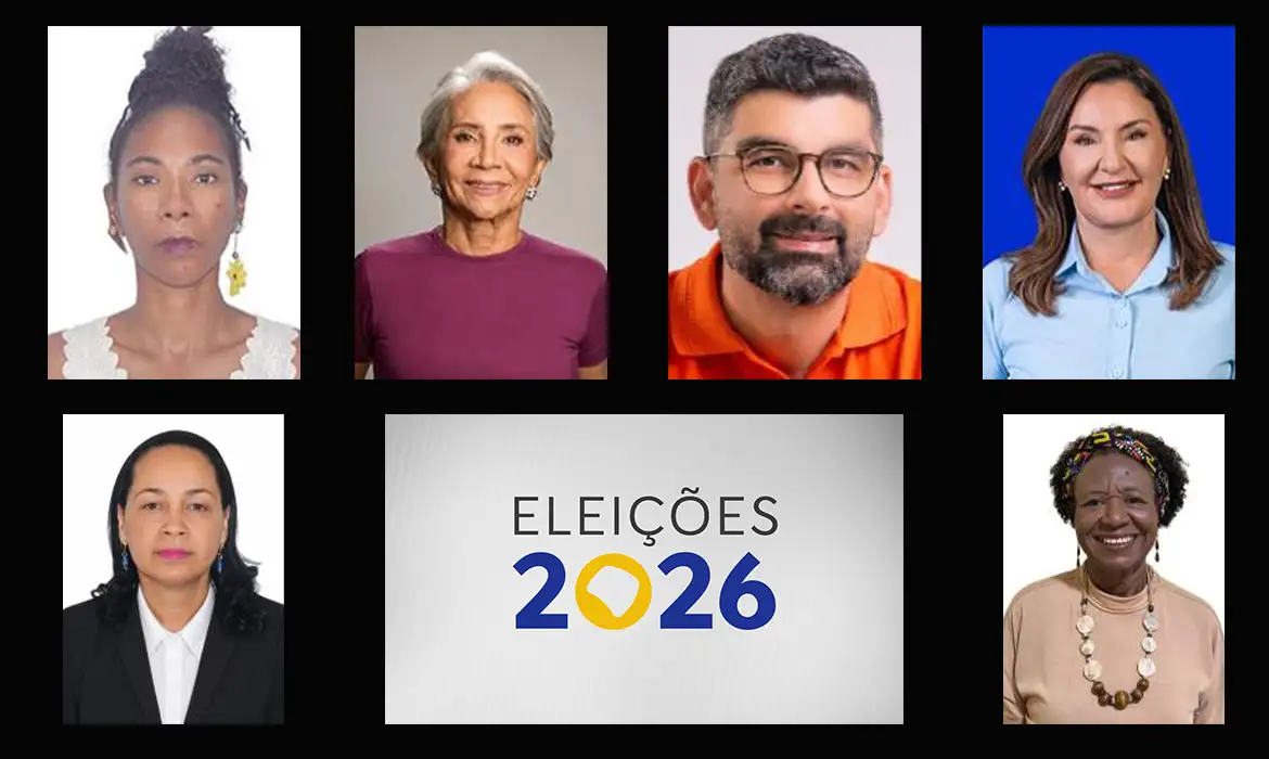 Brasília (DF), 21/09/2026 - Candidatos ao governo do Pará. Foto: Arte/Agência Brasil