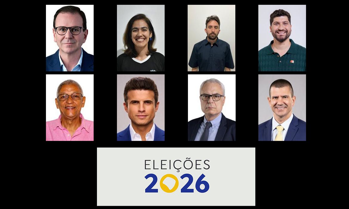 Brasília (DF), 24/09/2026 - Candidatos ao governo do Rio de Janeiro. Foto: Arte/Agência Brasil