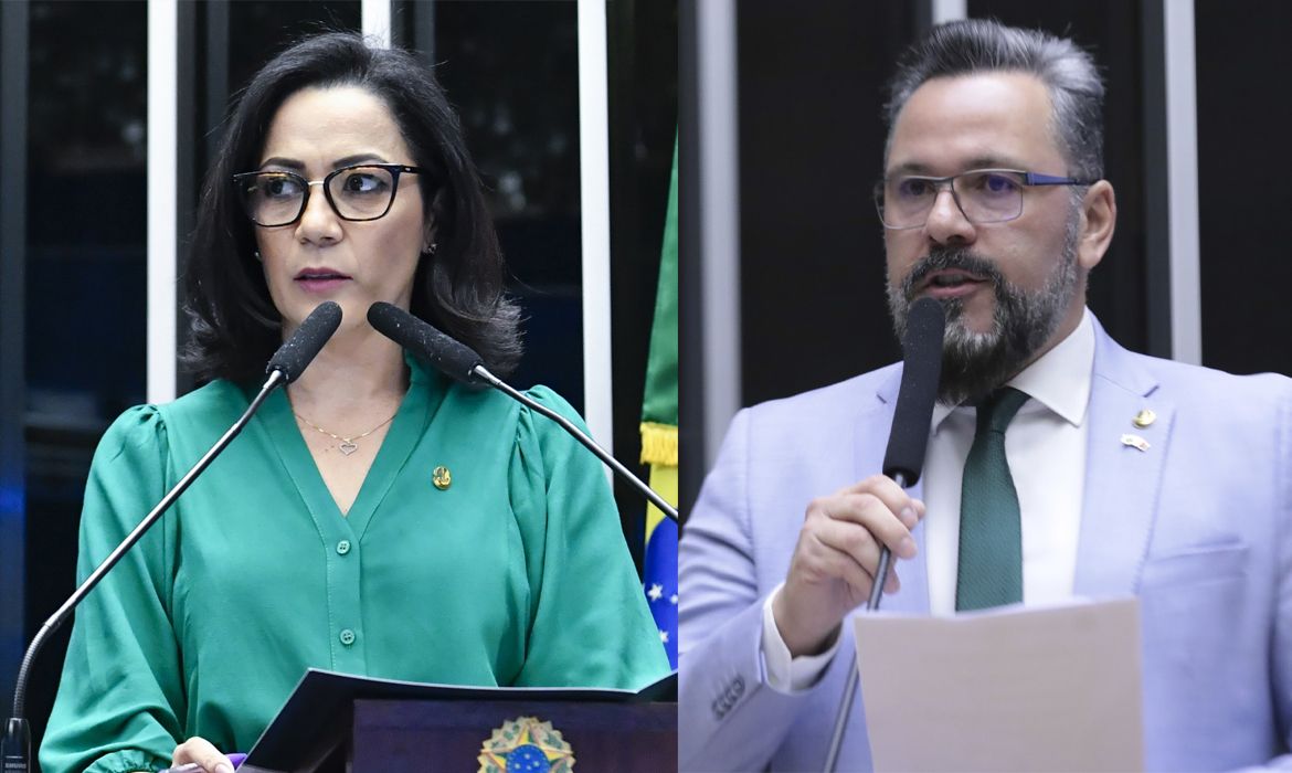 Brasília (DF), 04/10/2026 - Candidatos ao governo do Acre. Mailza Assis e Alan Rick. Foto: Arte/Agência Brasil