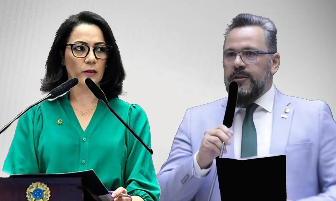 Brasília (DF), 04/10/2026 - Candidatos ao governo do Acre. Mailza Assis e Alan Rick. Foto: Arte/Agência Brasil